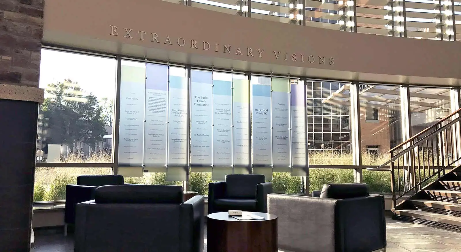 Interactive Donor Wall